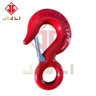 China Cheap Custom Red Sling Forging Forming Lifting Hooks Steel Straps With High Strength For Sling And Hoisting Rigging for sale