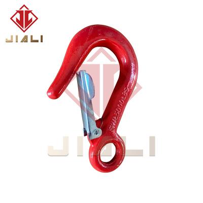 China Red Sling Forging Forming Steel Lifting Hooks with High Strength for Sling and Lifting Heavy Hook Hanger Rigging Lifting for sale