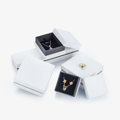 China Classic Factory Customize Ring Necklace Jewelry Box Packing With Logo Paper Box for sale