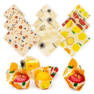 China For Food Eco Friendly Organic Zero Waste Reusable Bees Wax Reusable Organic Beeswax Food Wrap for sale