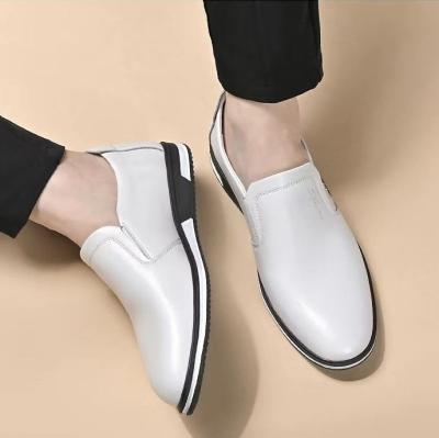 China 2023 wholesale cheap white summer men shoes factory breathable breathable leather shoes for sale