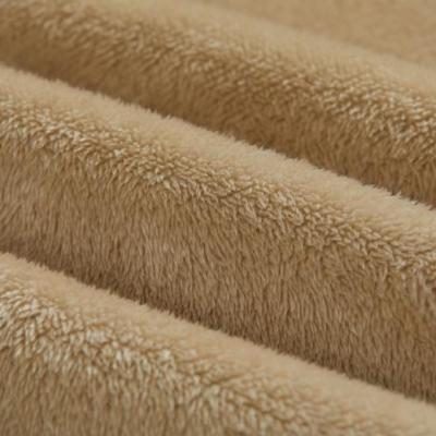 China 09Shipping 400-800g/m Knitted Wholesale Fur And 8001517SSD 100% Polyester Garment Fabric Faux Fur 58/60