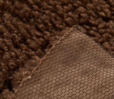 China Wonderful Brown Faux Curly Faux Fur Fabrics Wholesale Auto Upholstery Furs for sale