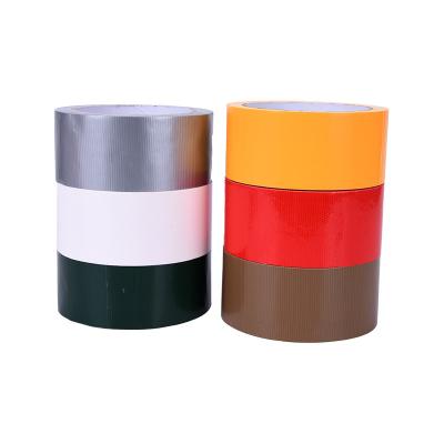 China Waterproof Industrial Multiple Colors Customizable Width And Length High Quality Fabric Based Tape For Pipeline Warning Tape Adhesive for sale