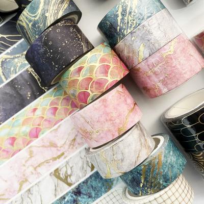 China Waterproof QDL No MOQ Small Rolls Art Design Colored Washi Tape for sale