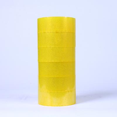 China Waterproof Custom Scotch Adhesive Transparent Yellow Tape For Packaging Bopp Tape Sealing Jumbo Roll for sale