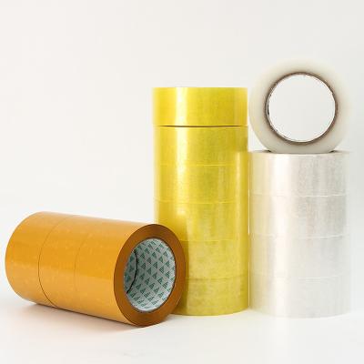 China Bopp Wrapping Tape Jumbo Roll Waterproof Transparent Waterproof Custom Water Activated Packaging Tape for sale