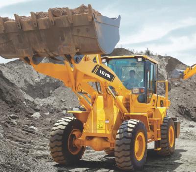 China Building Material Stores 3ton Front End Wheel Loader 1.8cbm Bucket 125hp Weichai Engine Brand LOVOL FL936 for sale