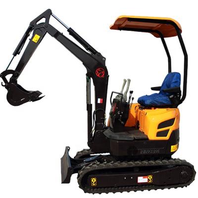 China Building Material Stores China Mini Excavator 1.6ton Small Crawler Garden Digger Rubber Track for sale