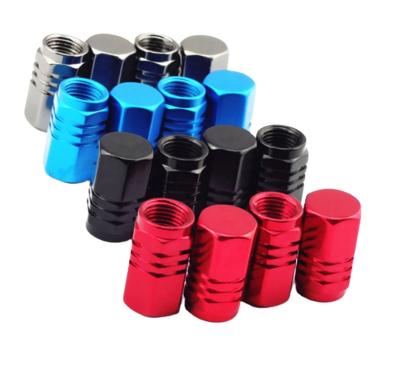 China Aluminum Alloy Aluminum Tire Valve Stem Cap With Hexg Style for sale