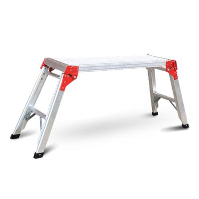 China Folding Ladders Platform Work Bench Aluminum Folding Ladder for sale