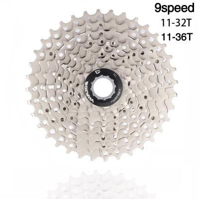 China Wholesale High Quality Stainless Steel Mountain Bike Accessories 9 Speed ​​Flywheel MTB 11-36T Bicycle Cassette for sale