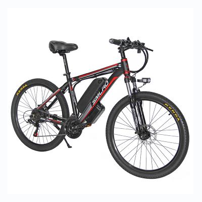 China European Aluminum Alloy Warehouse Mountain Ebike 26 Inch Aluminum Frame 48V 13Ah Lithium Battery 1000w Electric Bike for sale