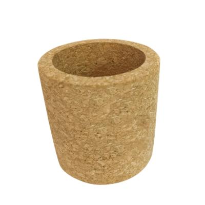 China Height 10cm Eco Cork Pen Holder Lightweight Desk Organizer Cylindrical for sale