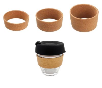 China Banda de cristal natural de la manga de la taza de café de Cork Band Replacement Brew Cork en venta