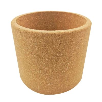 China Natural Cork Planter Plant Pot Hanging Cork Flower Pots en venta