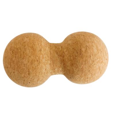 Chine Boules naturelles portatives de Cork Peanut Roller Yoga Massage pour les muscles du dos à vendre