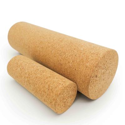 China Natural Cork Yoga Roller Massage Muscle Fitness Portable Easy to Clean for sale