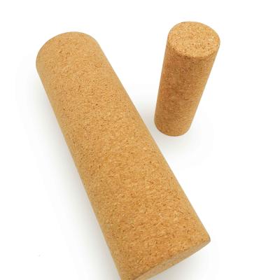 China Natural Cork Massage Roller Cork Back Roller Yoga Fitness Balance Board for sale