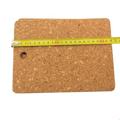 China Rectangular Cork Placemats Heat Pads Table Mats Trivets Thermal Insulation zu verkaufen