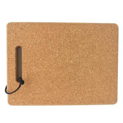 China 15mm Thicked Rectangular Corkboard Placemats Cork Mats Pot Holder Insulation zu verkaufen