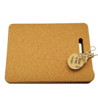 China Rectangular Cork Mat Placemat For Dishes Cork Heat Pads Hot Holder Stand zu verkaufen