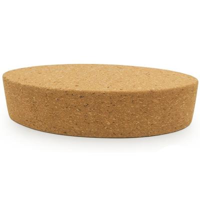 中国 Eco Oval Cork Yoga Blocks Cork Brickf For All Types Of Yoga Pilates 販売のため