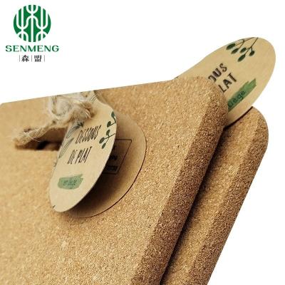 中国 Square Wholesale Natural Custom Size Hot Dishes Cork Placemats 販売のため