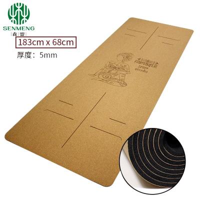 China Natural Private Eco Friendly Custom Anti Slip Cork Yoga Mats zu verkaufen