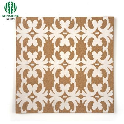 Cina Wholesale Factory Price Natural Eco-Friendly Square Insulation Cork Board in vendita