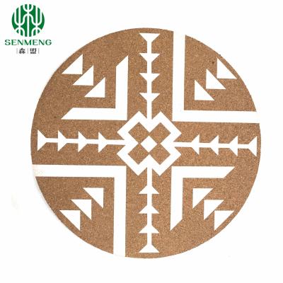 China Eco Friendly Wholesale Natural Round Custom Size Cork Coasters à venda