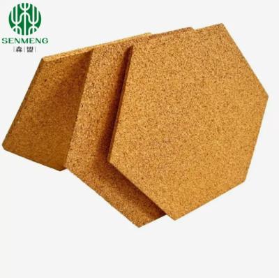 Cina Hexagon Cork Board Tiles Self-Adhesive Corkboards for Wall Pin Board Decorative Bulletin Board for Office Home Kitchen in vendita