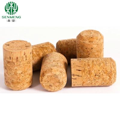 China Custom Size Hot Sale Factory Price Natural Wine Reusable Cork Stopper en venta