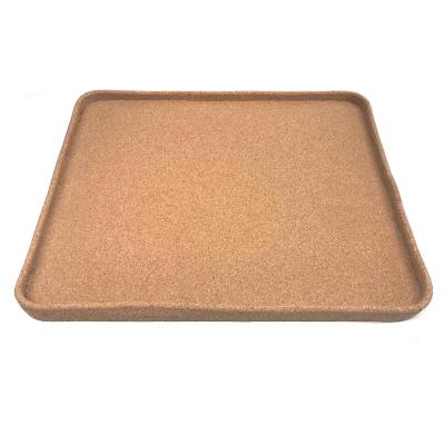 China BSCI rechteckiger natürlicher Cork Serving Tray 12