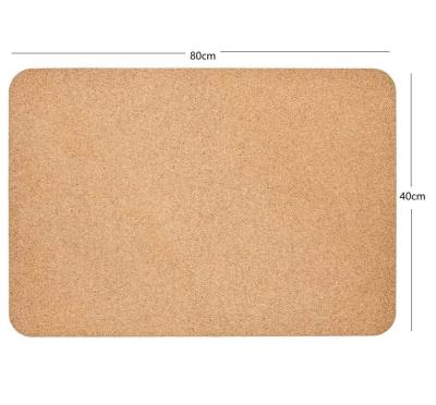 China 80x40cm Cork Desk Pad Nonslip Waterproof Office Desk Protector for sale