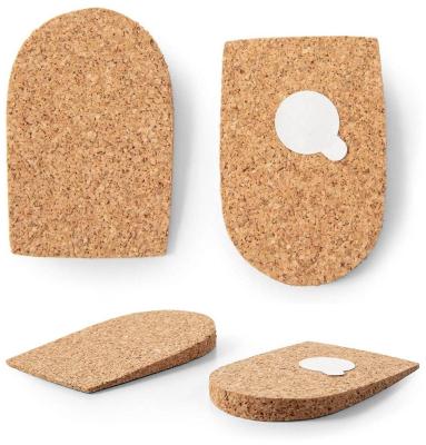 China Cork Sole Heel Lift Inserts natural antideslizante antiestático los 4.5*2.7in los 4.25*2.4in en venta