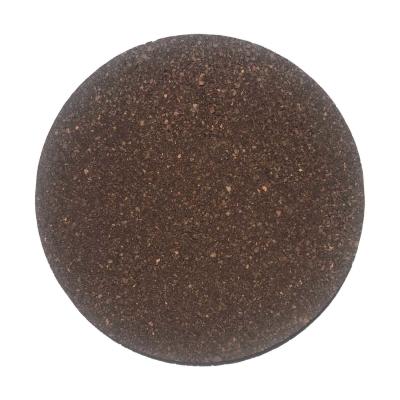 China Black Carbonized Round Modern Cork Placemats Cork Trivets For Hot Dishes for sale