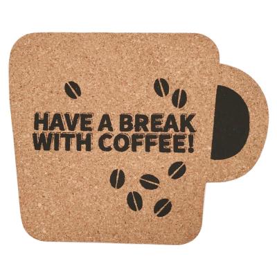 Chine L'OEM de Yuelin a personnalisé le gâteau de Cork Coasters Bulk Cup Shaped formé pour les tasses en verre à vendre