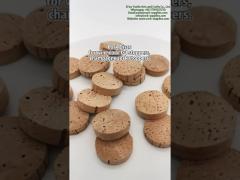 Dia. 26.5mm Cork Discs Thickness 6mm For Wine Corks Twin Disc 1+1 Stoppers