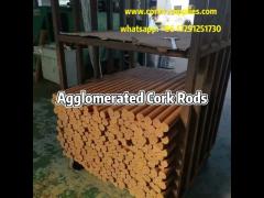 Dia.45-160mm Agglomerated Cork Rods Pressed Cork Sticks Model Making