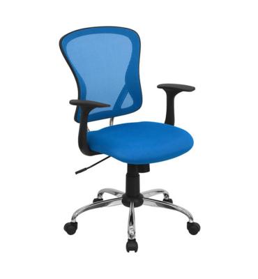 China (Height) Mid Back Office Task Chair Adjustable Mesh Staff Office Chair Office Computer Back Chair for sale