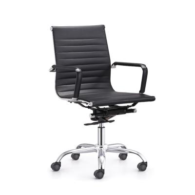 China Frank Tech Adjustable Swivel Mid Aftermarket Workwell Leather Computer Chair (Height) for sale