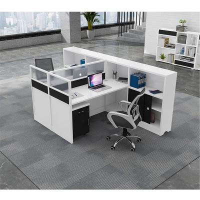 China Modern Office Furniture Design Workstation for Small Office Modular Office Workstation 120 Degree Office Divider Cubicles for sale