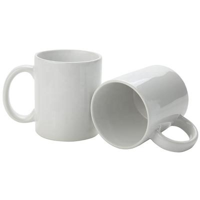 China 11 oz Coffee Mug Factory Sale 11oz Sublimation Sublimation White Mug Full With Handle for sale