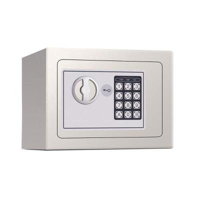 China Small Size Electronic Digital Silver Metal Lock Hot Sale Mini Safe Storage Box 170x230x170mm for sale