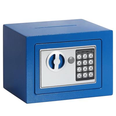 China Kids Safe Box For Home Office Lock Personal Safe Box With Electronic Keypad , Silver Safe Box 230*170*170mm for sale