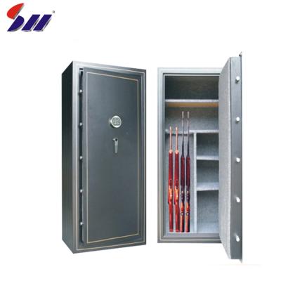 China Hold Gun Door High Quality Steel Safety Electric 6mm Deflection Spray Gun Safe Box 1500*762*508mm for sale