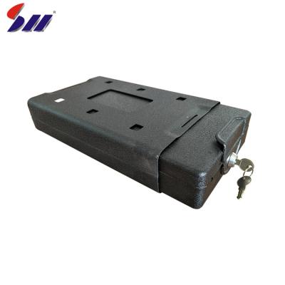 China 220*160*70mm Heavy Duty Heavy Duty Steel Portable Metal Key Lock Gun Gun Safe for sale