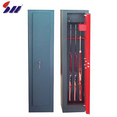 China Fireproof Large Metal Guns Shotgun Cabinet Home Key Safe Storage Box for sale