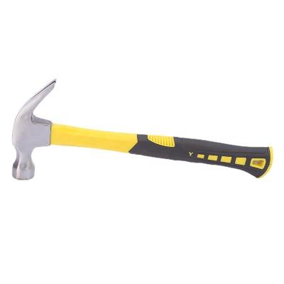 China High performance FLOURISH top quality claw and the best bent claw of the American claw hammer type h with plastic-coated fiberglass handle for sale